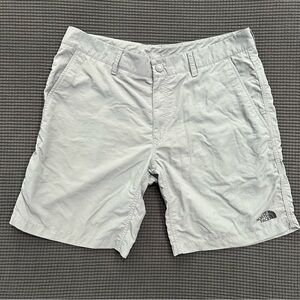 The North Face Mens Hiking Shorts Size 34 Light Gray Regular Fit Outdoor